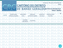 Tablet Screenshot of cartoriobg.com.br